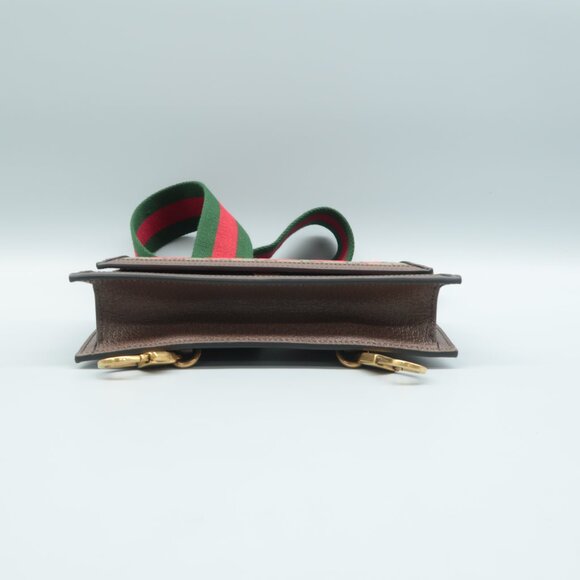 GUCCI Tiger Multicolor W/P Mixed Media Canvas Shoulder Bag - Picture 3 of 12